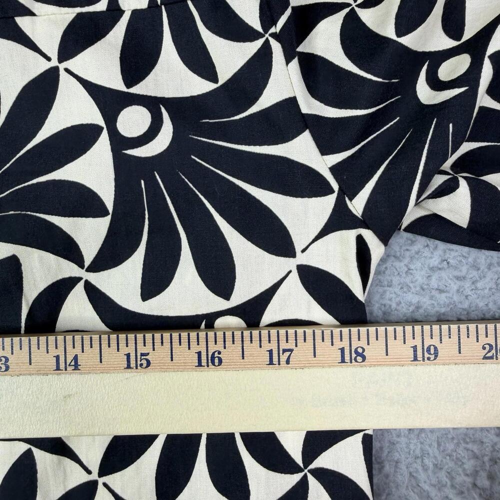 EXQUISE Anthropologie Tobie Mini Shirt Dress Waterlily Print Women's 38 - Picture 7 of 15